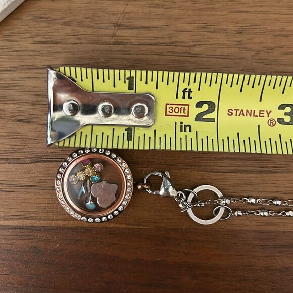 Locket with charms necklace. - Picture 8 of 9